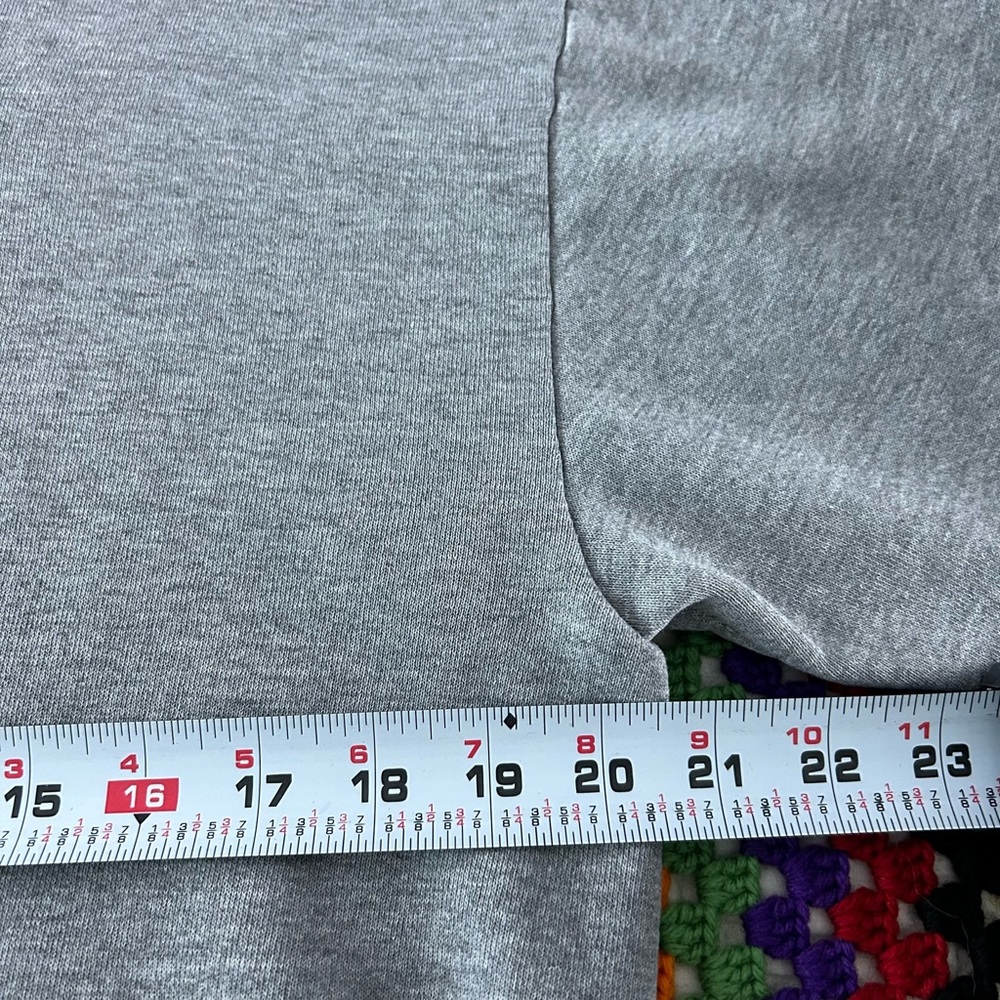 Vintage 90s Y2K Ohio State University Football Heather Hoodie Pocket Swe… - Picture 8 of 11